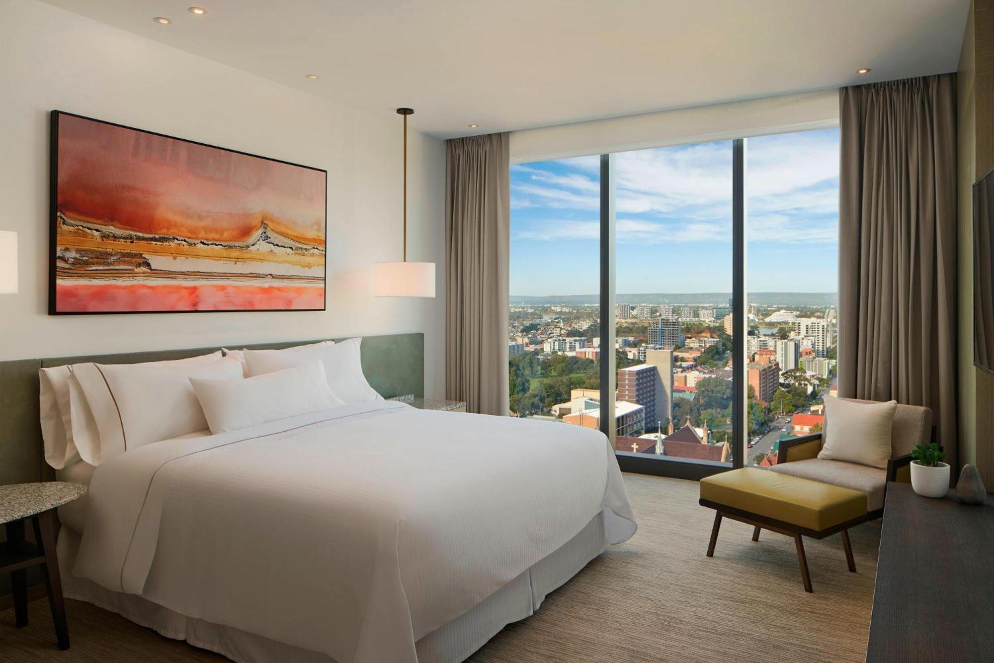 The Westin Perth Hotel Ngoại thất bức ảnh A bedroom at the hotel